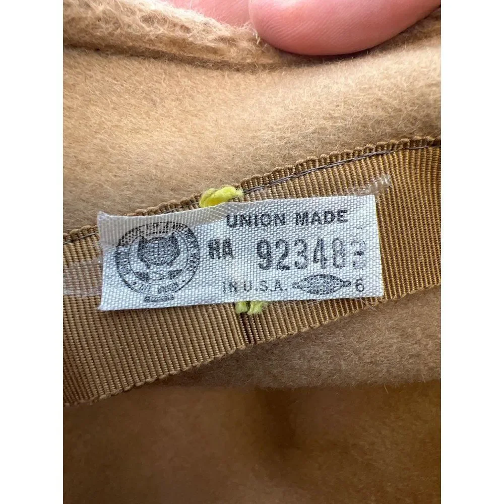 Vintage Martelle West Germany Faux Fur Ribbon Hat - Picture 6 of 6